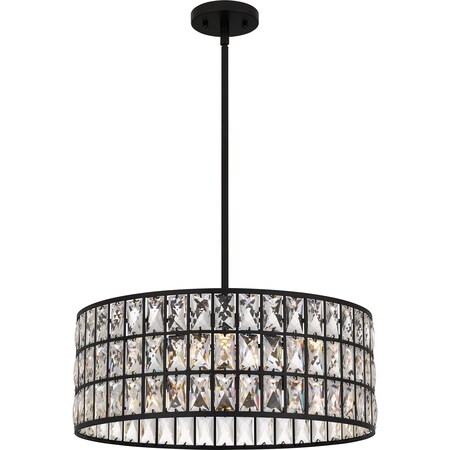 Quoizel Gibson Pendant 4 Lights Matte Black GIB2820MBK